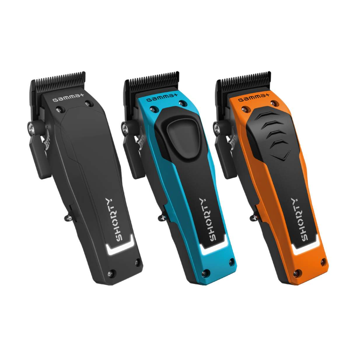 Gamma RangePlus Pro Clipper Shorty with adjustable blade holder and magnetic guards