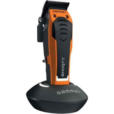 Gamma RangePlus Pro Clipper Shorty with adjustable blade holder and magnetic guards