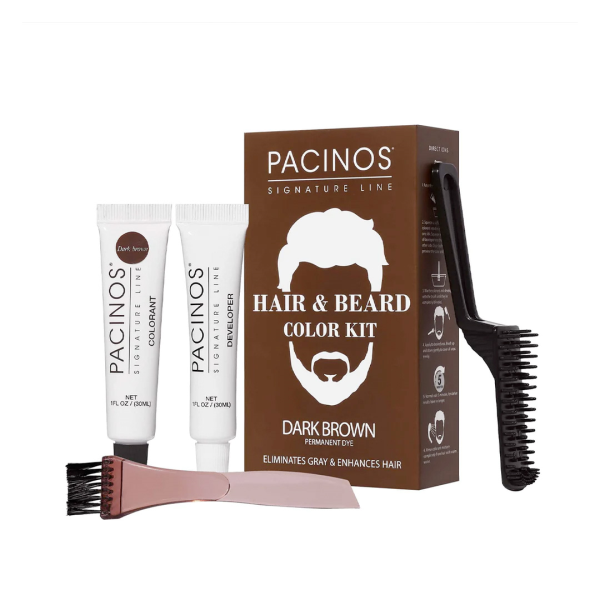 Hair & Beard Color Kit - Dark Brown