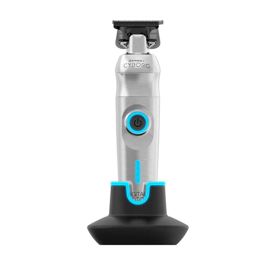 Gamma Cyborg Trimmer with X-PRO T-blade and LED charging dock