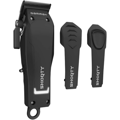 Gamma RangePlus Pro Clipper Shorty with adjustable blade holder and magnetic guards