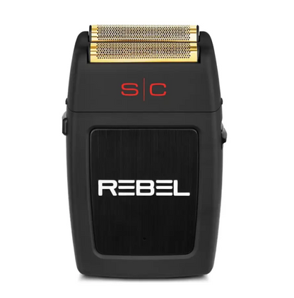 Stylecraft foil shaver with 11,000 RPM motor, gold titanium foil head, and stainless steel blades