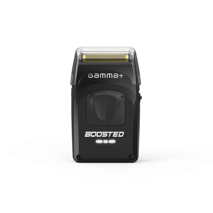 Gamma Boosted shaver with 11,000 rpm motor and gold titanium hypoallergenic foil